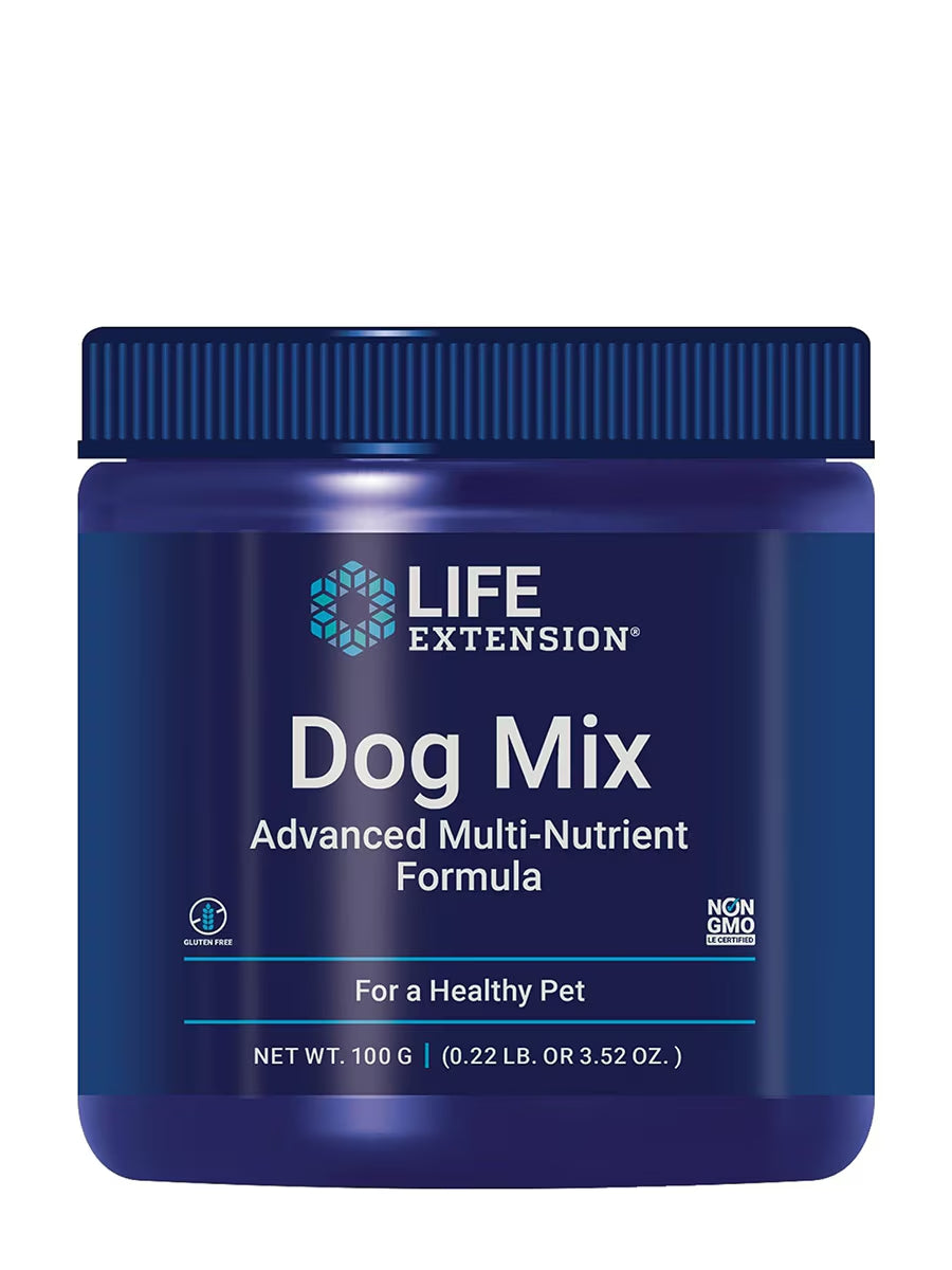 Life Extension Dog Mix – Premium Daily Multivitamin with Probiotics, L-Carnitine & Omega-Rich Flax for Digestive, Immune & Energy Support