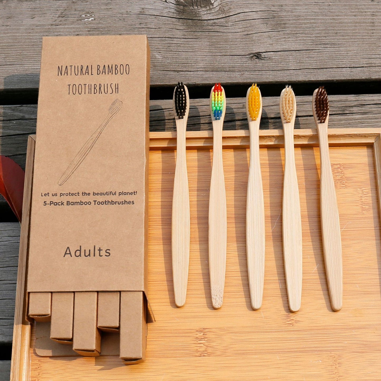 OceanKind Bamboo Toothbrush – Soft Bristles, Eco-Friendly Design