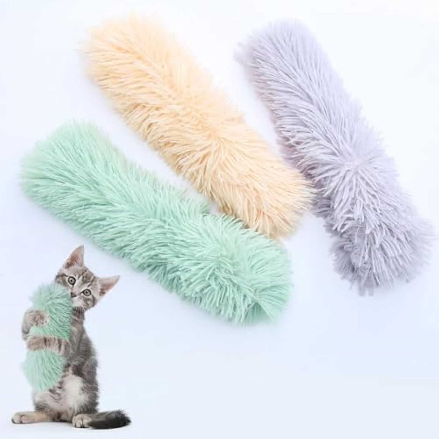 Organic Catnip Kicker Toy – Soft Plush & Crinkle Sound for Interactive Play