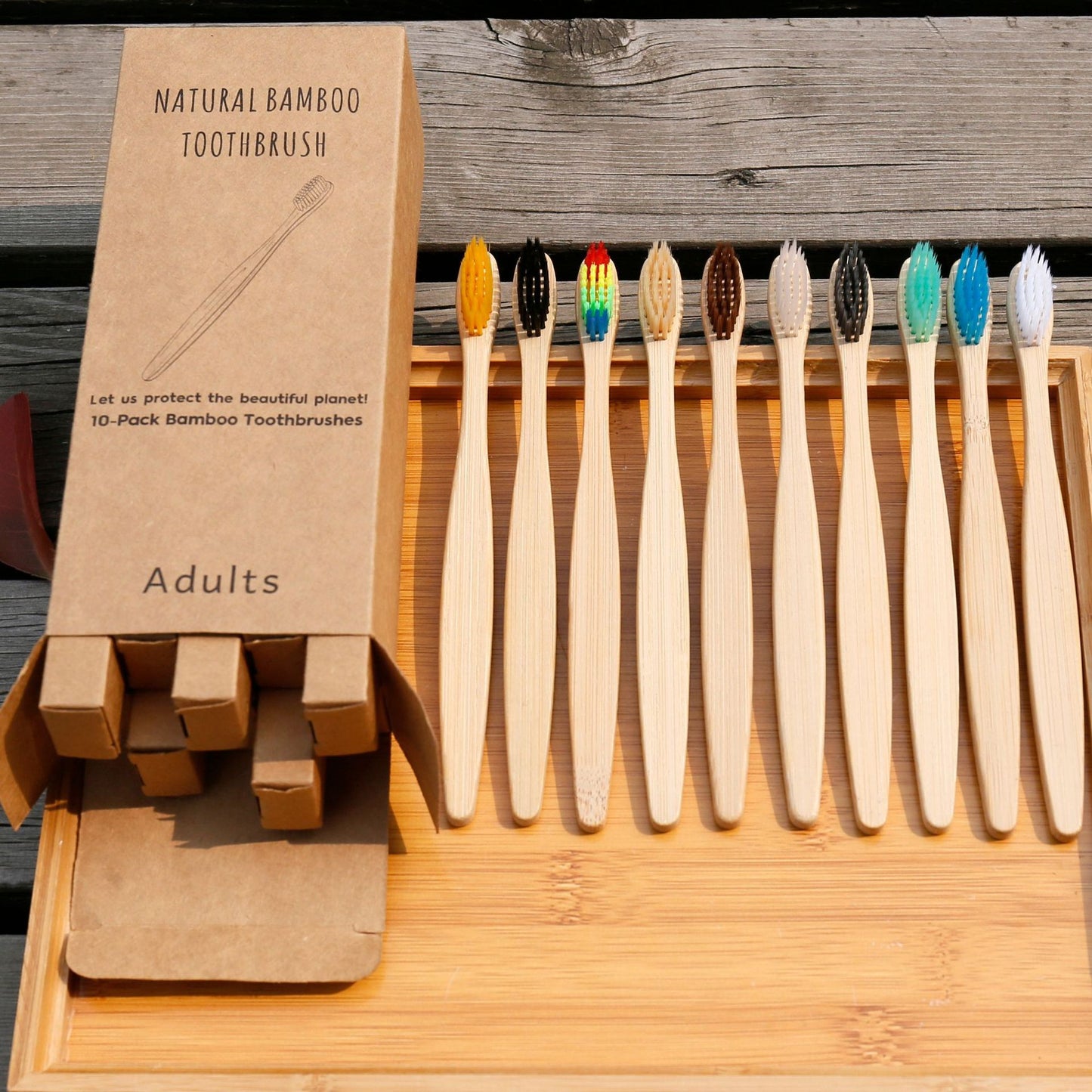 OceanKind Bamboo Toothbrush – Soft Bristles, Eco-Friendly Design