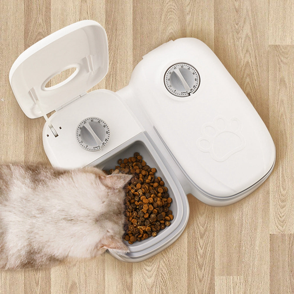 EcoFlow 2-in-1 Gravity Pet Feeder & Water Dispenser – Minimalist Design, No Electricity Needed