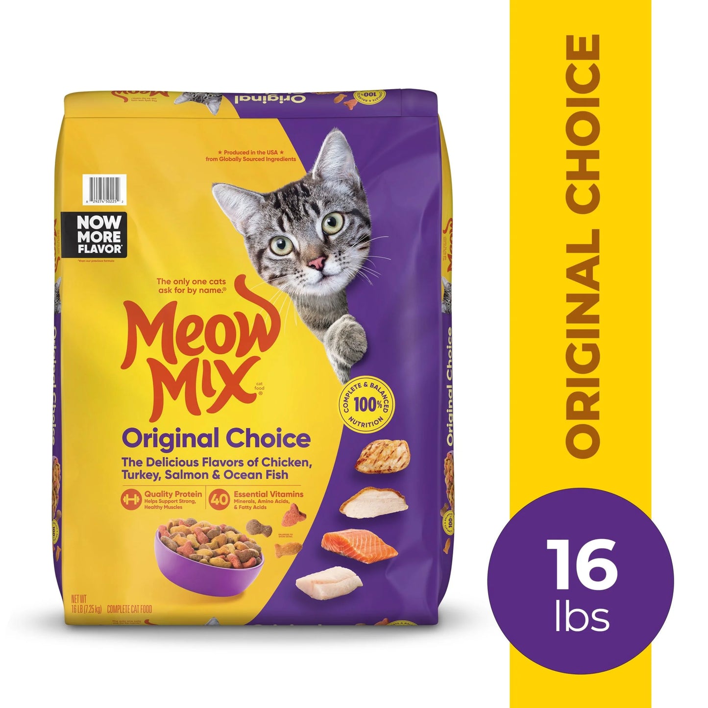 Meow Mix® Original Choice Dry Cat Food – 16 lb Bag