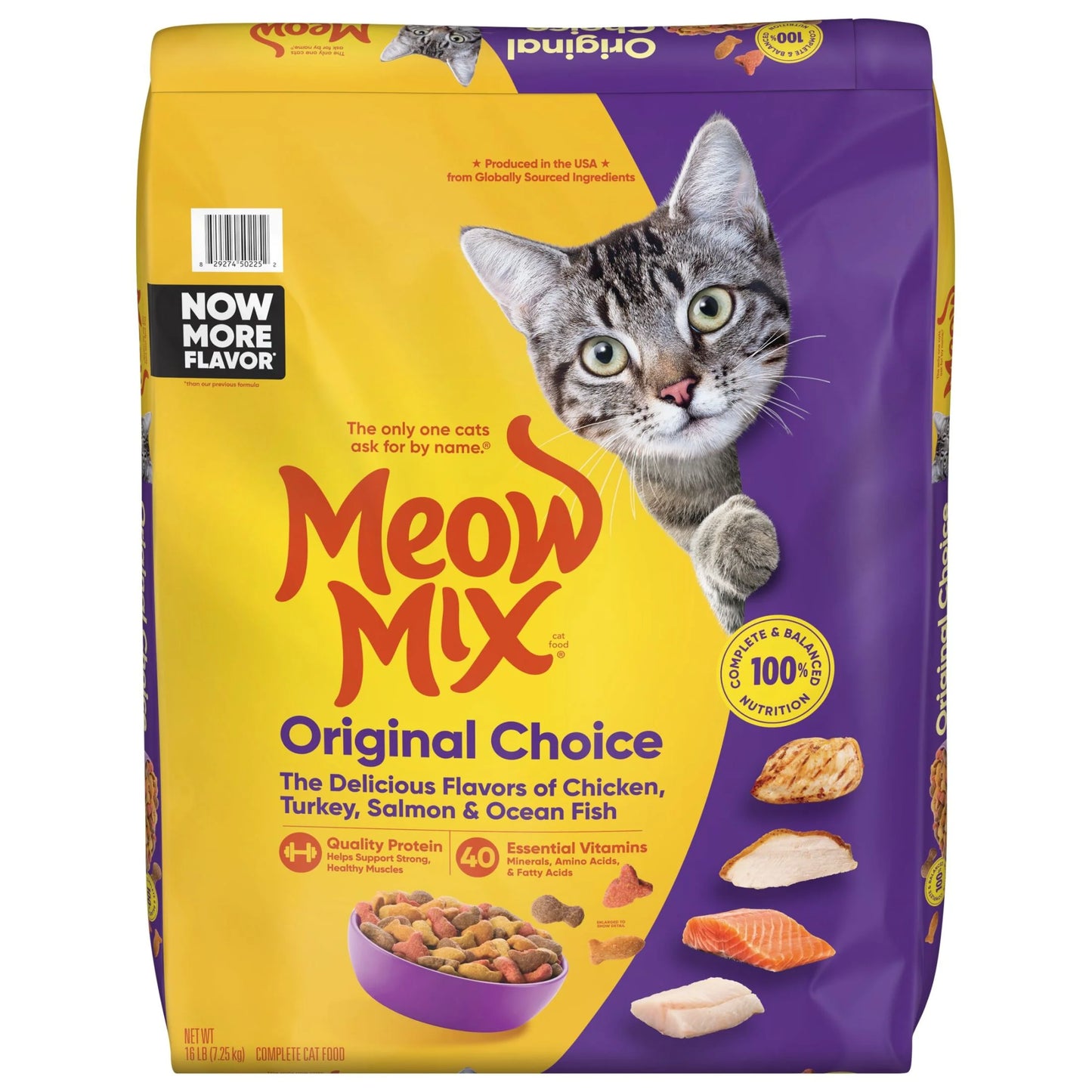 Meow Mix® Original Choice Dry Cat Food – 16 lb Bag