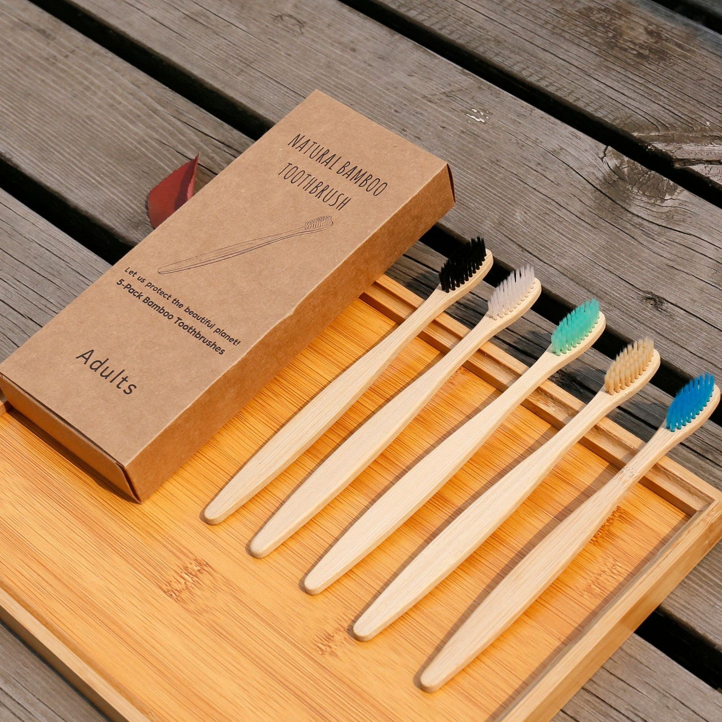 OceanKind Bamboo Toothbrush – Soft Bristles, Eco-Friendly Design