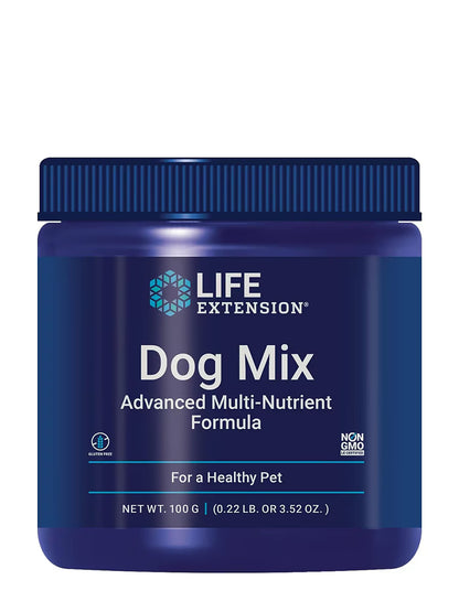 Life Extension Dog Mix – Premium Daily Multivitamin with Probiotics, L-Carnitine & Omega-Rich Flax for Digestive, Immune & Energy Support