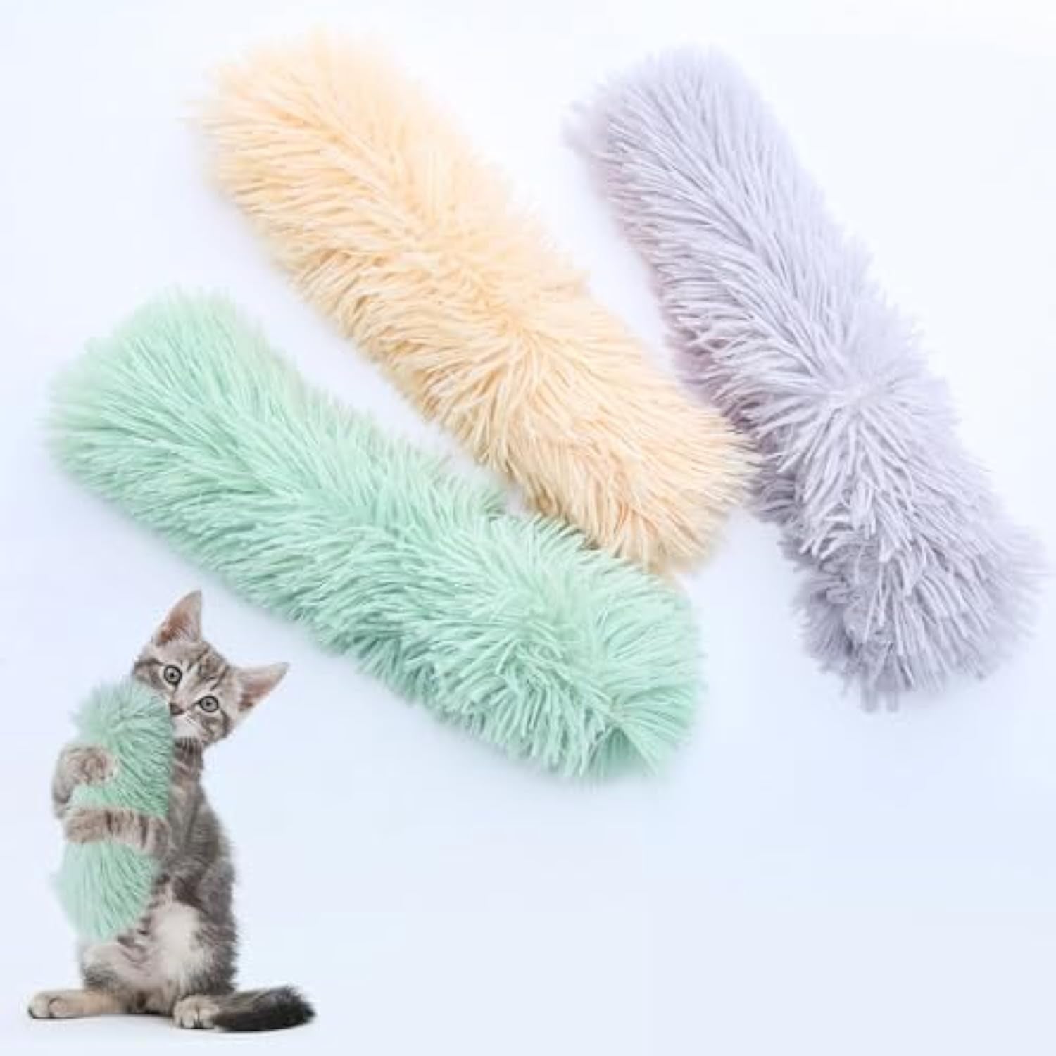 Organic Catnip Kicker Toy – Soft Plush & Crinkle Sound for Interactive Play