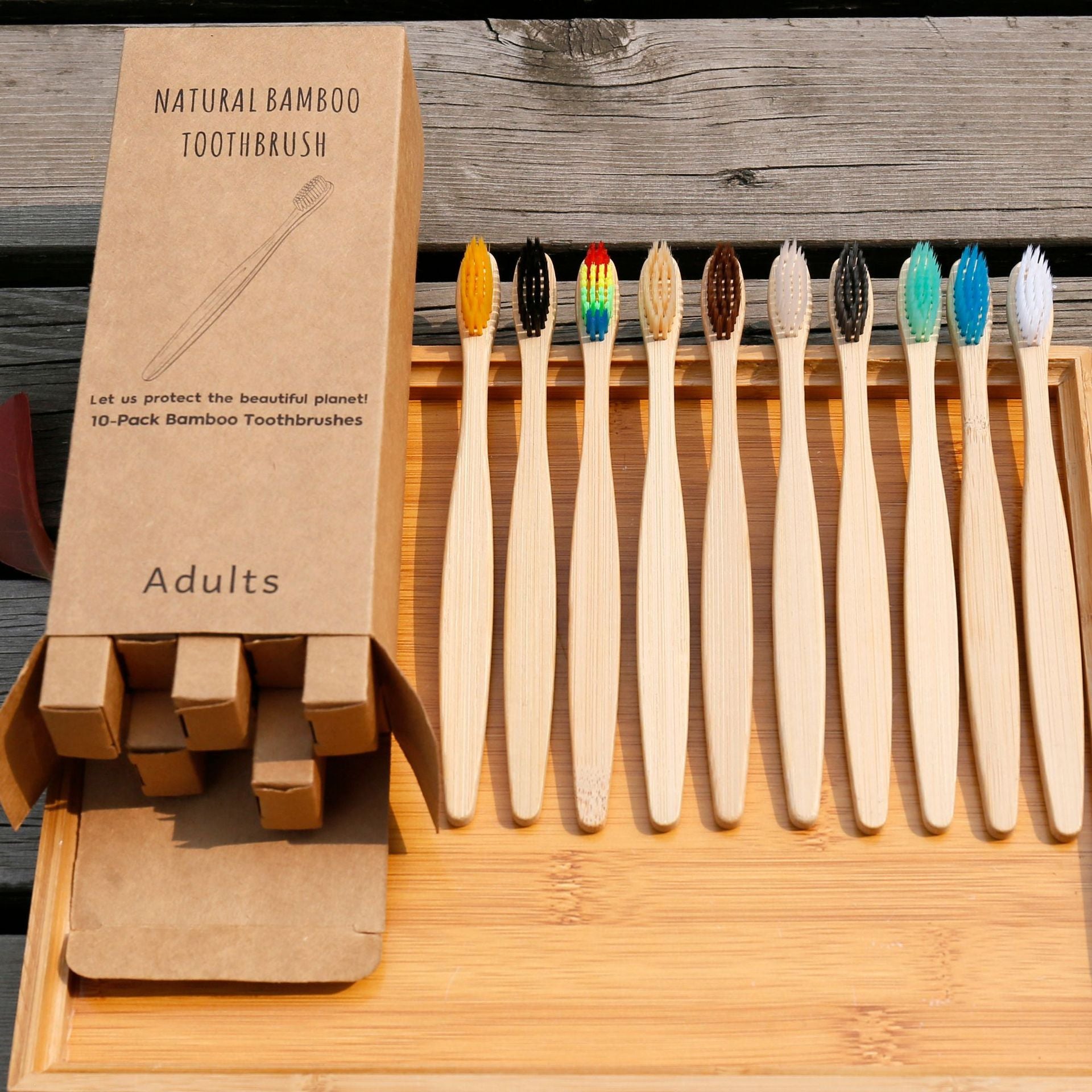 OceanKind Bamboo Toothbrush – Soft Bristles, Eco-Friendly Design